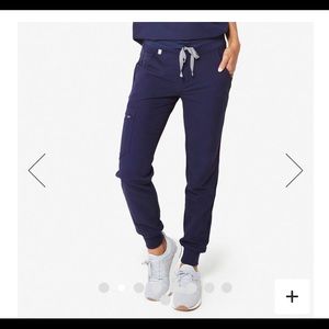 Figs Jogger Scrub Pants Small Petite Navy